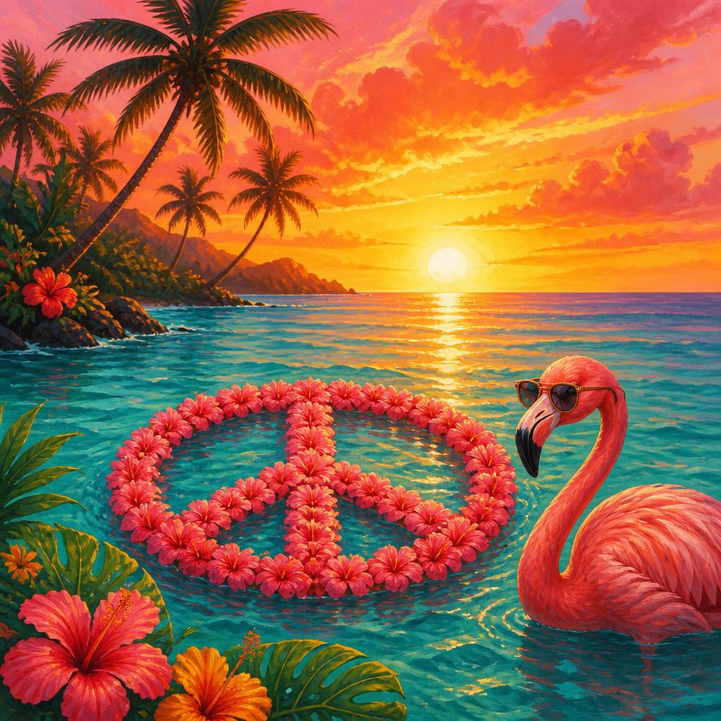 Mostly Peace, Love and Light (A Little Go F Yourself) artwork
